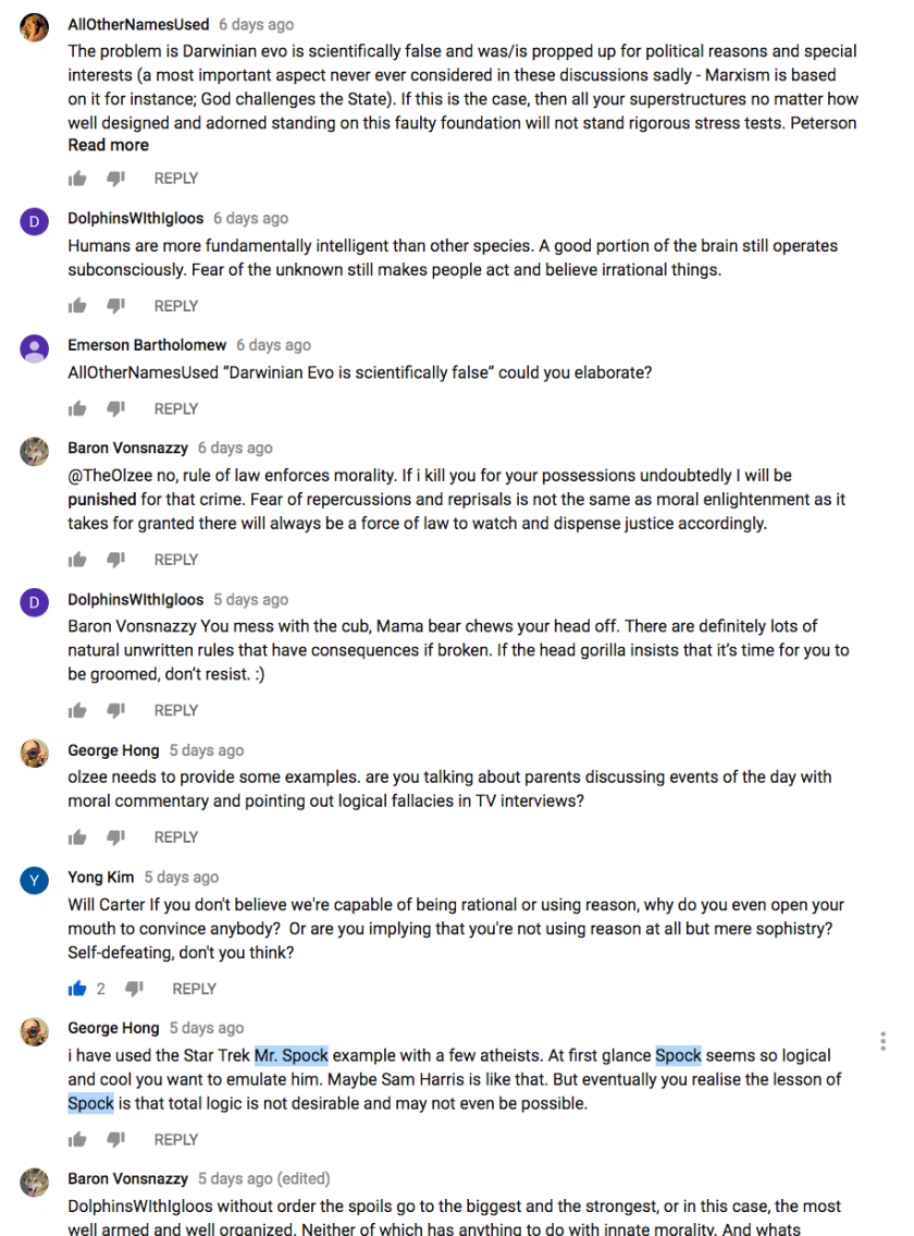 2018-09-22 2036 - JORDAN PETERSON HATER DESTROYED (this guy pops up on huge thread for first time only after I post and after seeing Kent ref Spock on 9:15:18 vid).png